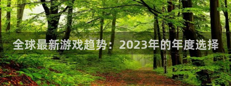 bbin视讯官网注册平台怎么注册账号：全球最新游戏趋势：2023年的年度选择