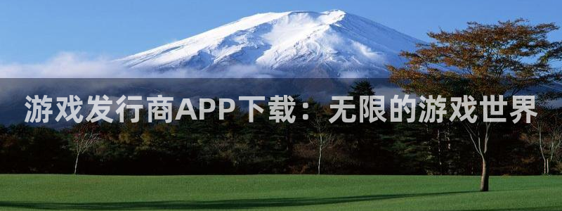 bbin视讯官网注册平台登录不了：游戏发行商APP下载：无限的游戏世界