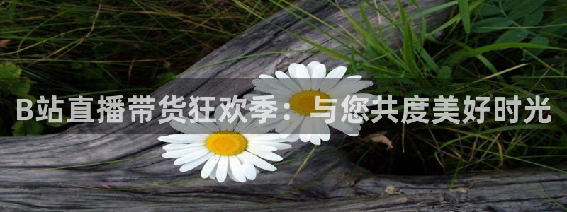 蜘蛛直播体育nba：B站直播带货狂欢季：与您共度美好时光